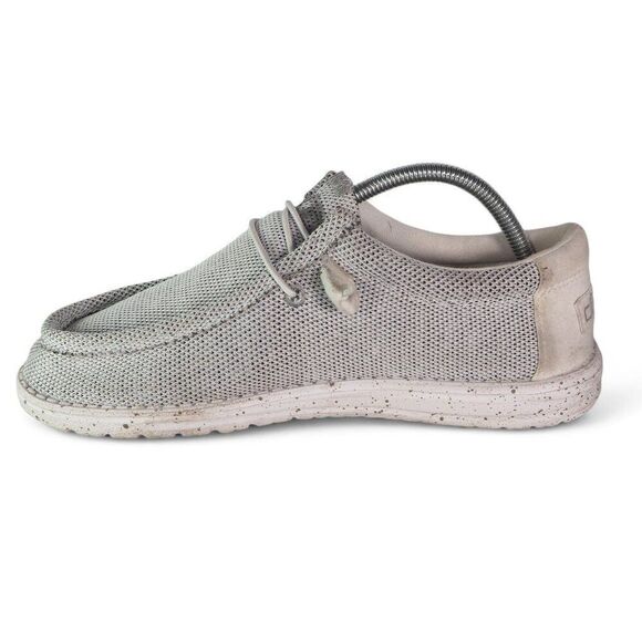 Hey Dude Wally Sox "Stone White" Casual Shoes 110350703 Men's 9 - Picture 6 of 11